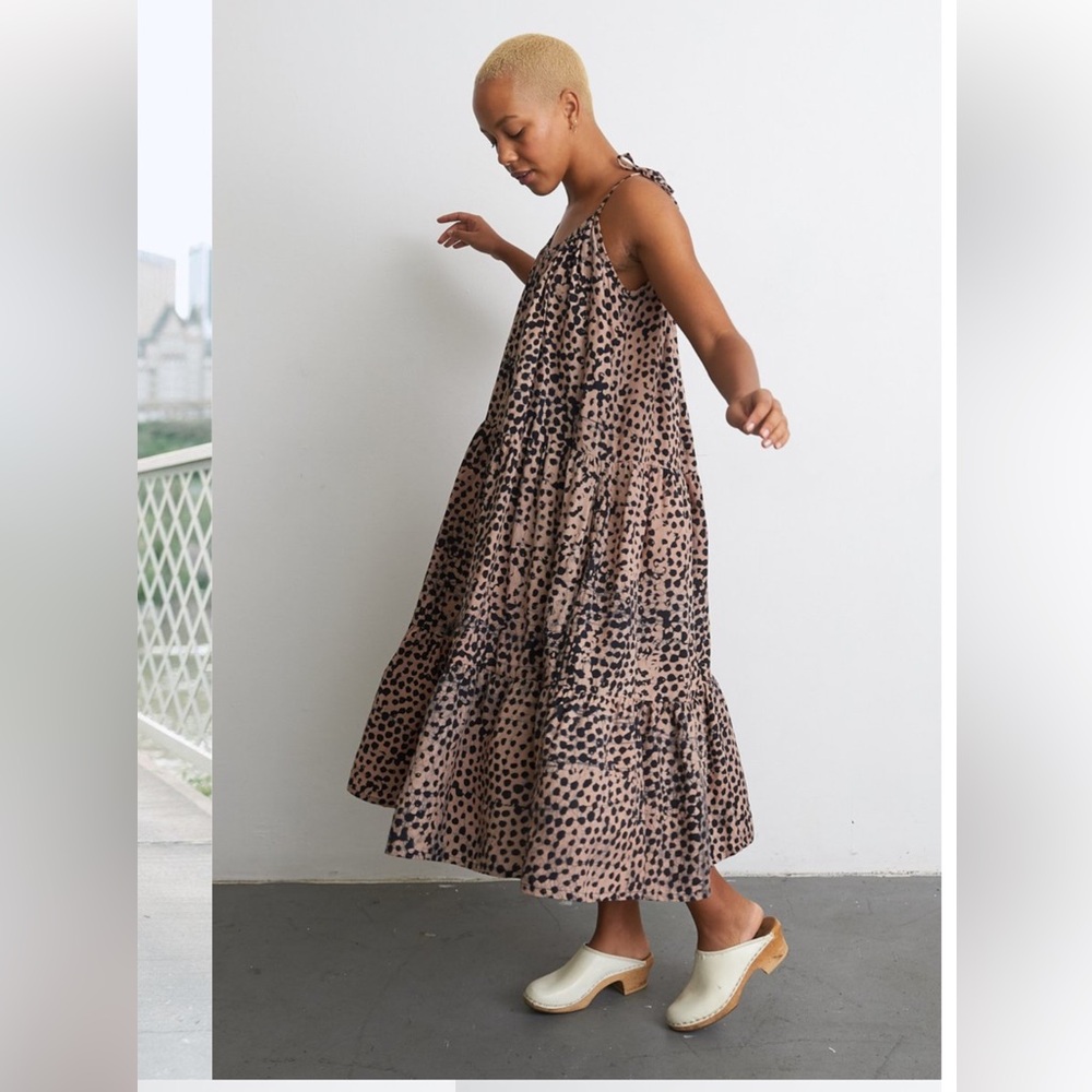 Esca Leopard Print Midi Dress - Picture 4 of 15